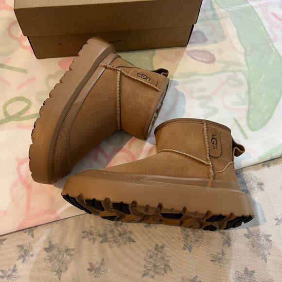 UGG Platform Snow Boots Classic Short Style - Picture 3 of 7